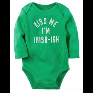Carter’s 3 month St Patrick Day KISS Me I am Irish